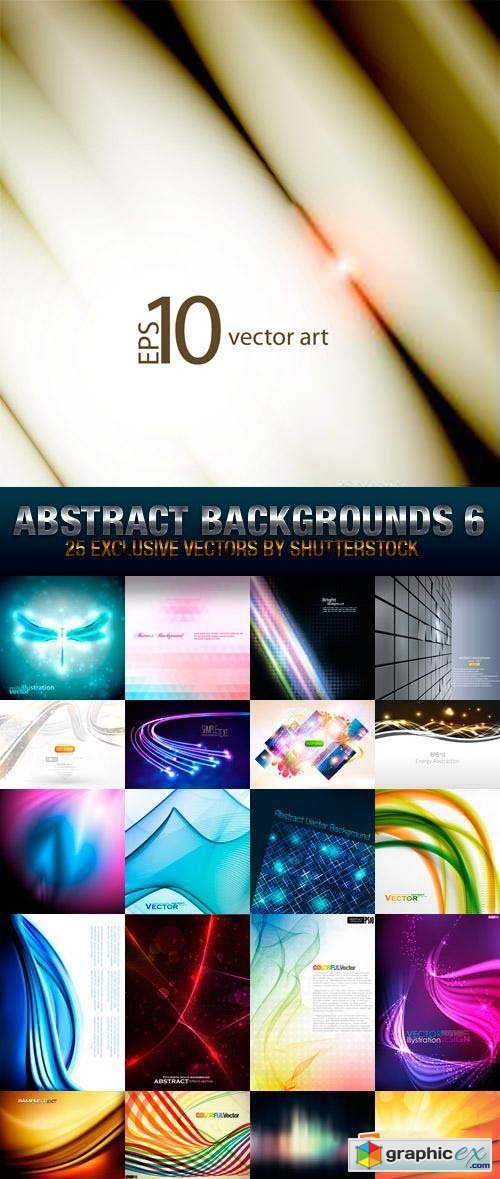 Abstract Backgrounds 6, 25xEPS