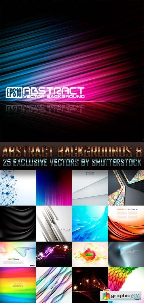 Abstract Backgrounds 8, 25xEPS