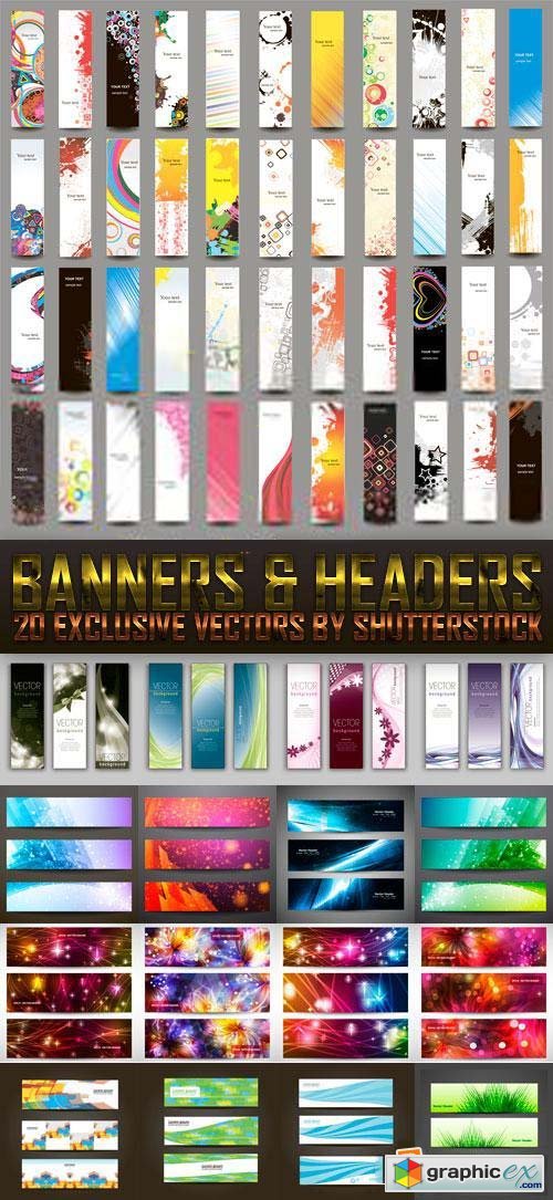 Banners & Headers 20xEPS