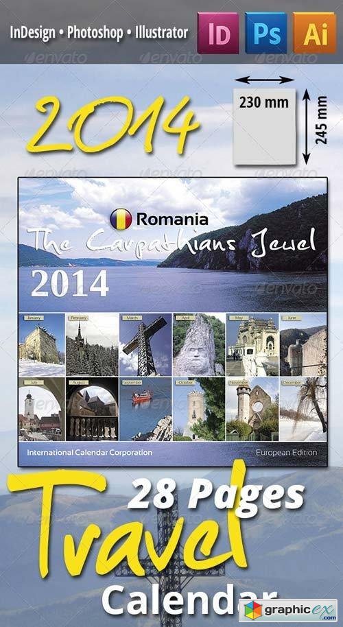 28 Pages 2014 Travel Calendar