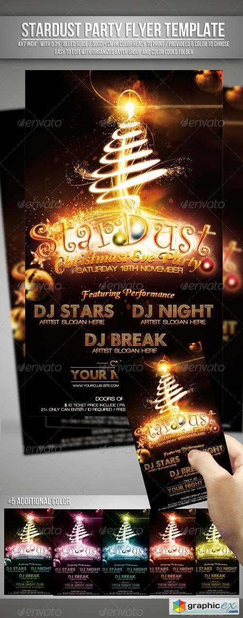 Stardust (Christmas Eve Party) Flyer Template