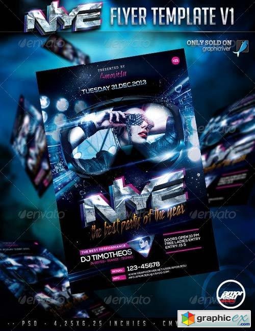New Year Eve Flyer Template V1