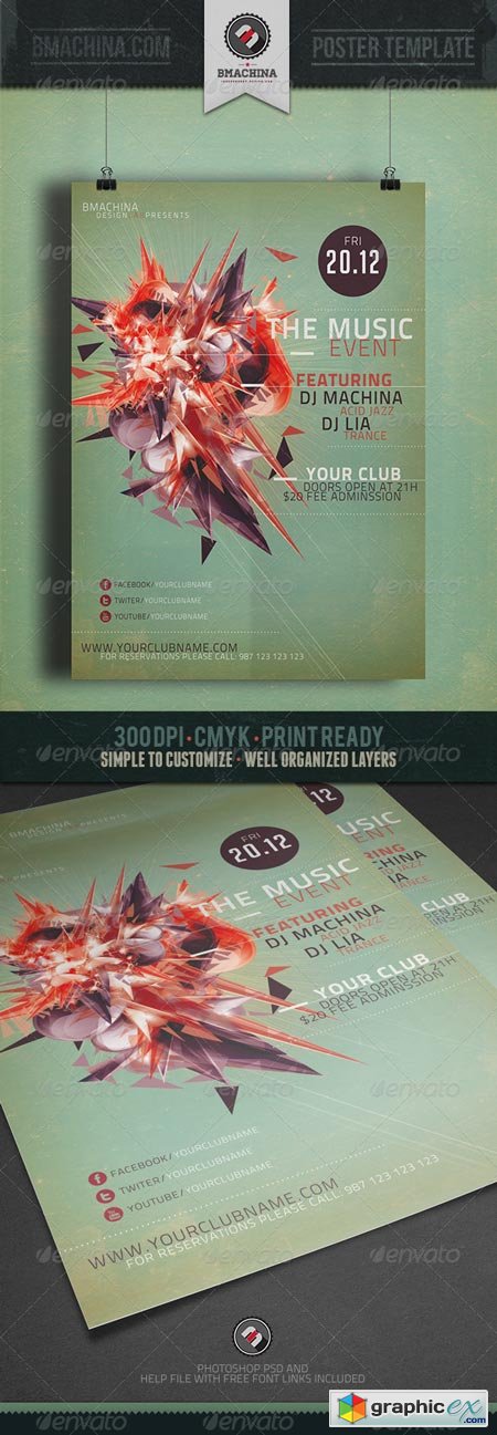 The Music Event Flyer Template 6296357