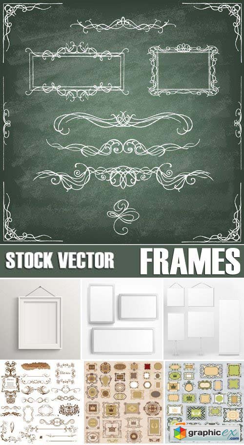 Stock Vectors - Frame 2, 25xEPS