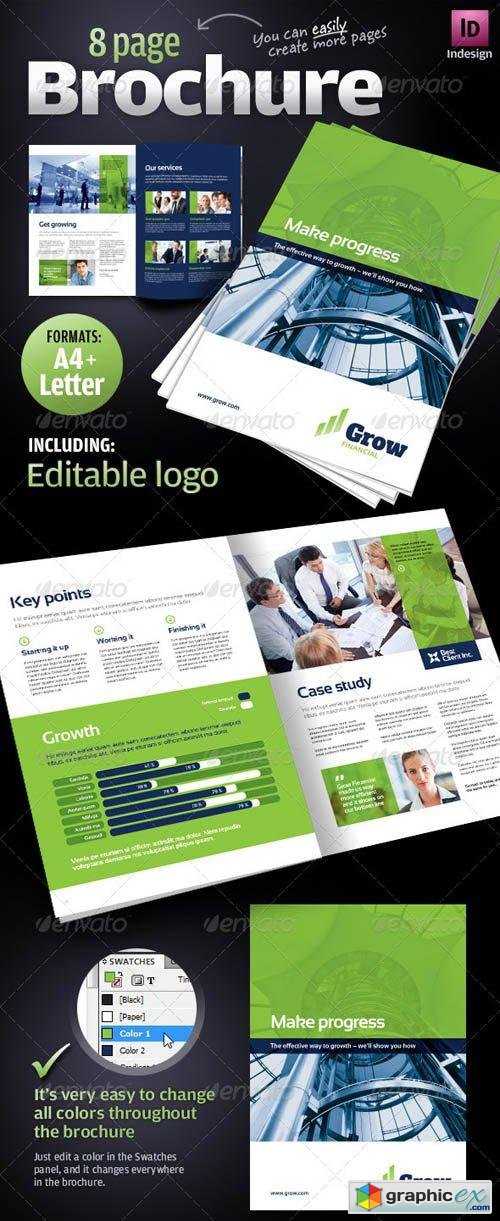 8 page Corporate Business Brochure