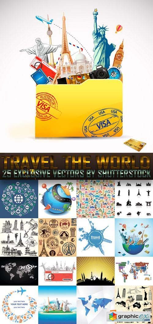 Travel the World 25xEPS