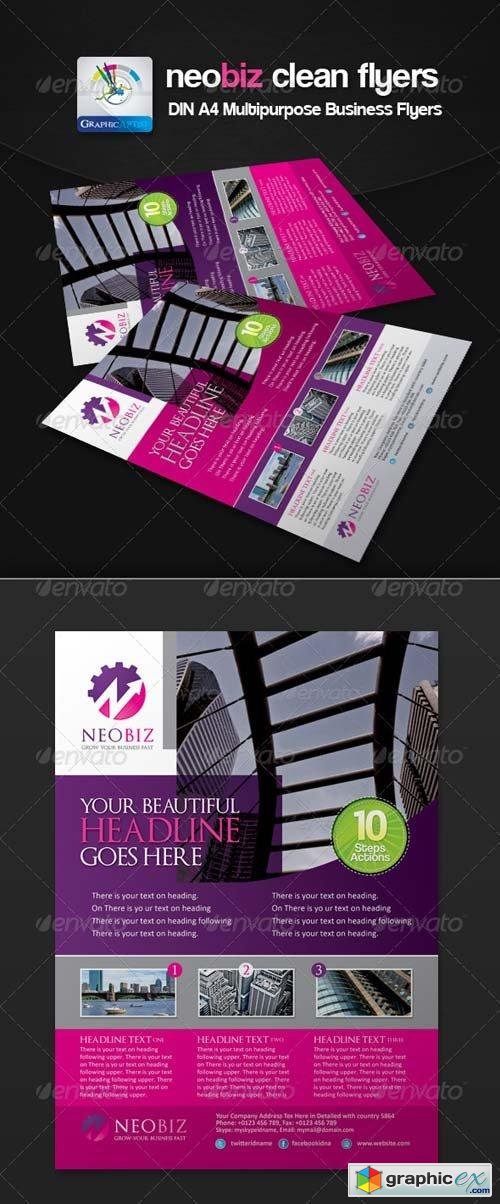 NeoBiz Clean Business Flyer/Ads