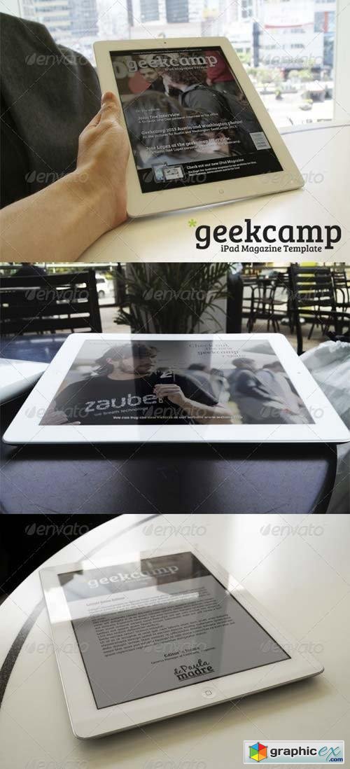 Barcamp-Geekcamp iPad Magazine Template