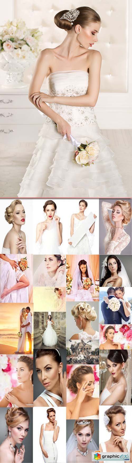 Beautiful Bide and Wedding Concept 25xJPG