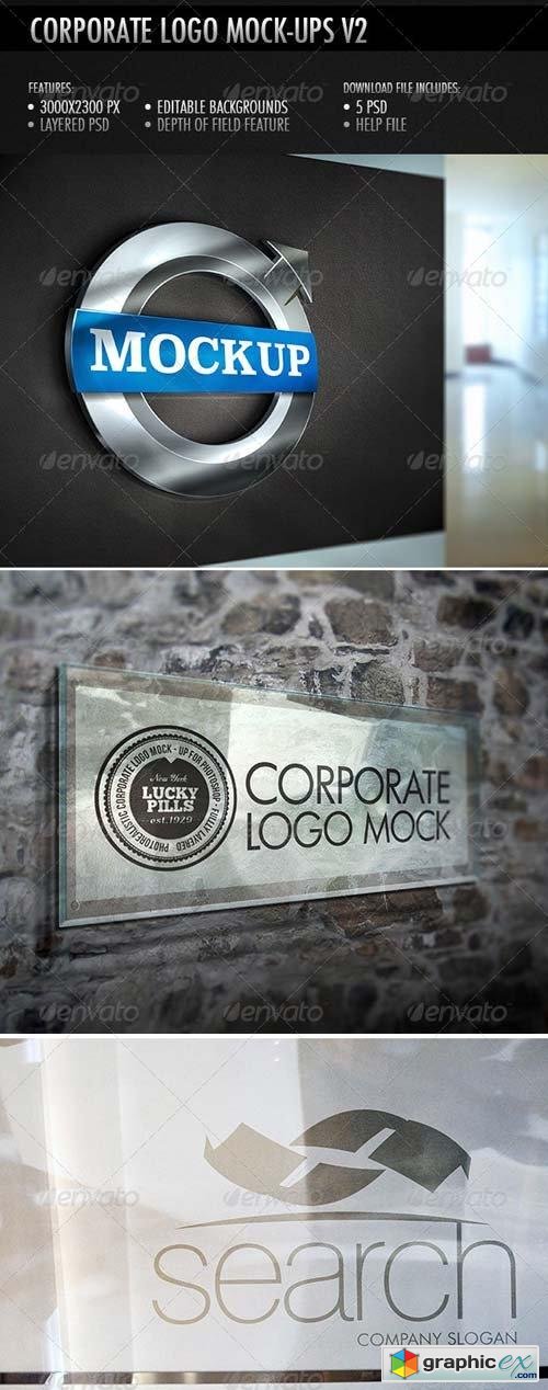 Corporate Logo Mockup V2