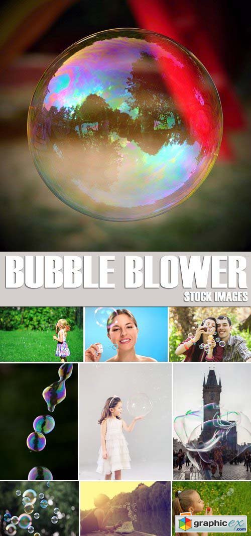 Stock Photos - Bubble blower, 25xJPG