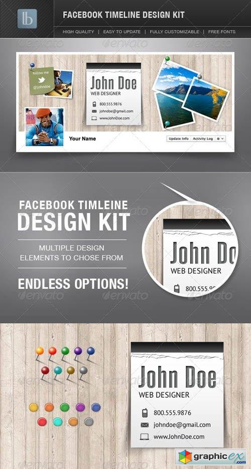 Facebook Timeline Cover Design Kit