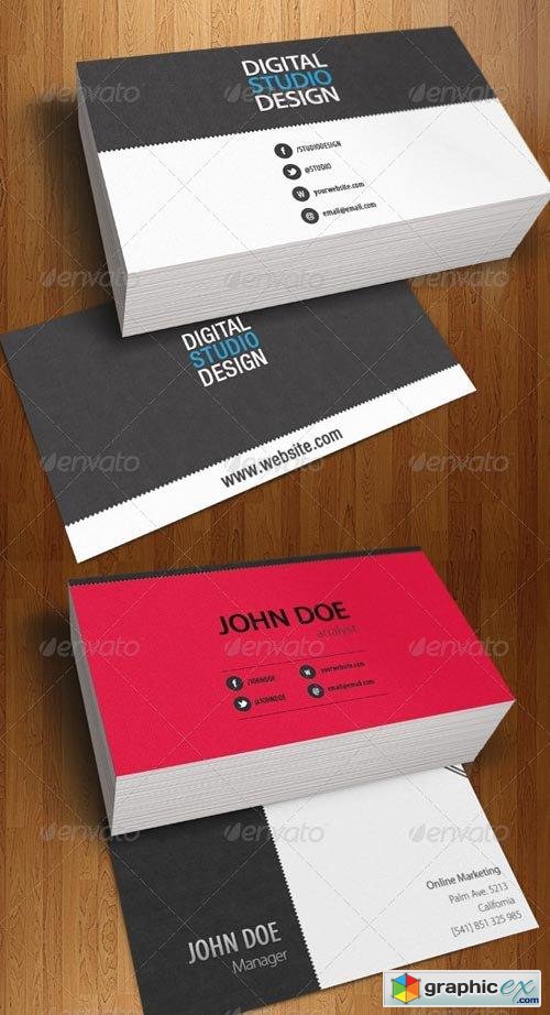 Professional Business Card Corporative Design