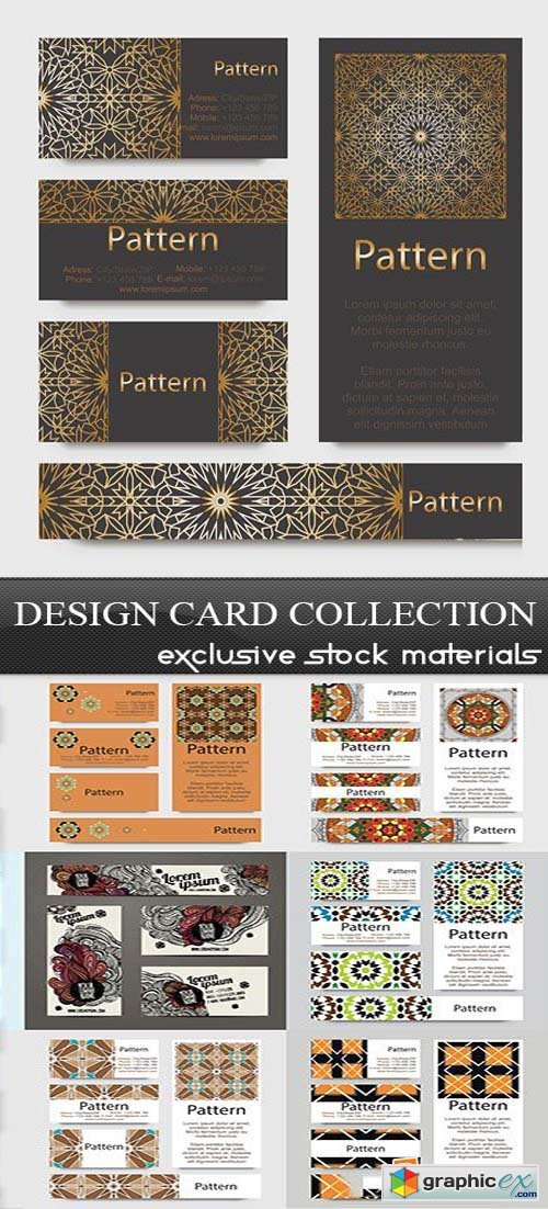 Design of the Card Collection 25xEPS