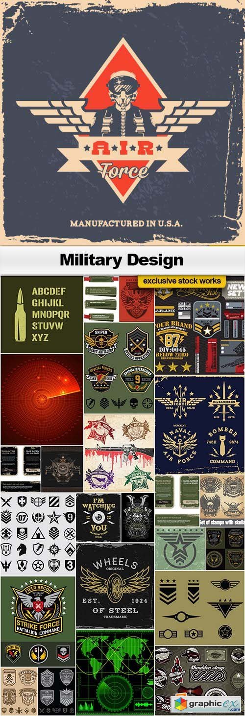 Military Design - 25x EPS