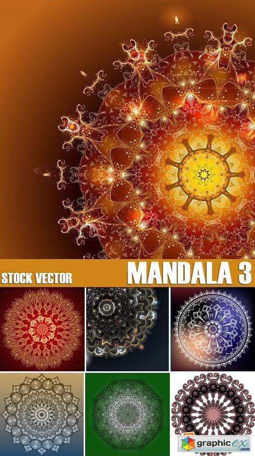 Mandala 3, 25xEPS