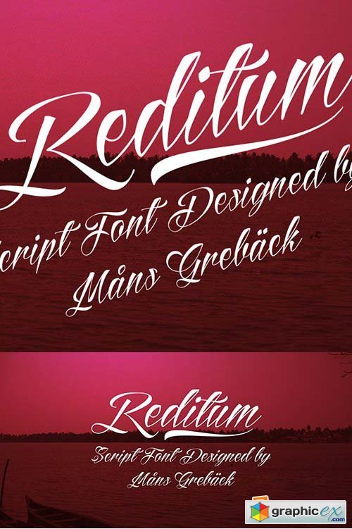 Reditum Font - 1 Font 59$