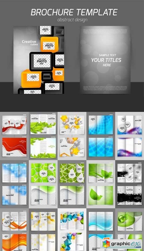 Brochure and Flyers Template 10 25xEPS