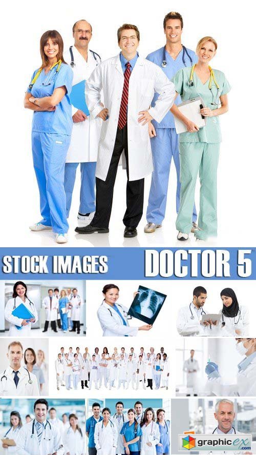 Stock Photos - Doctor 5, 25xJPG