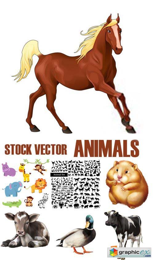 Stock Vectors - Animals, 38xEps!