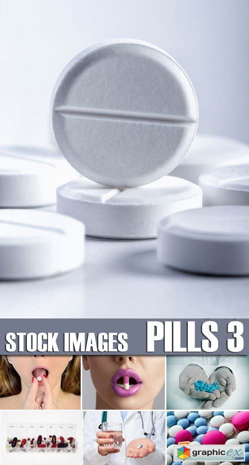 Stock Photos - Pills 3, 25xJPG