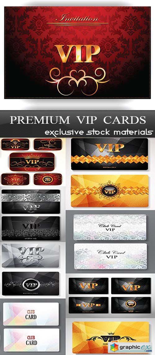 Premium VIP Cards, 25xEPS