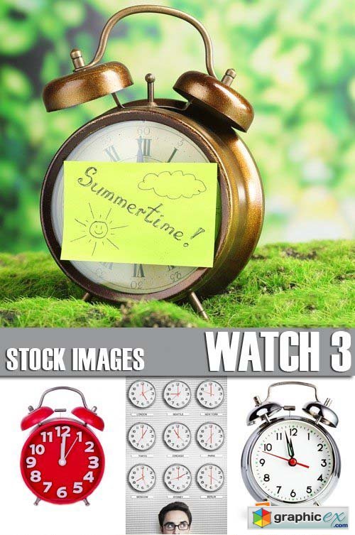 Stock Photos - Watch, Time 3, 25xJPG