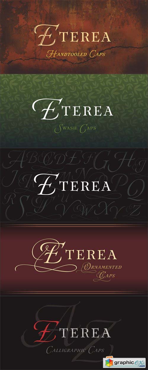 Eterea Font Family - 12 Fonts for $200