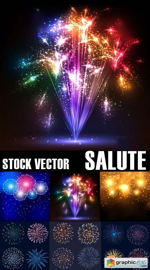 Stock Vectors - Salute, 25xEPS
