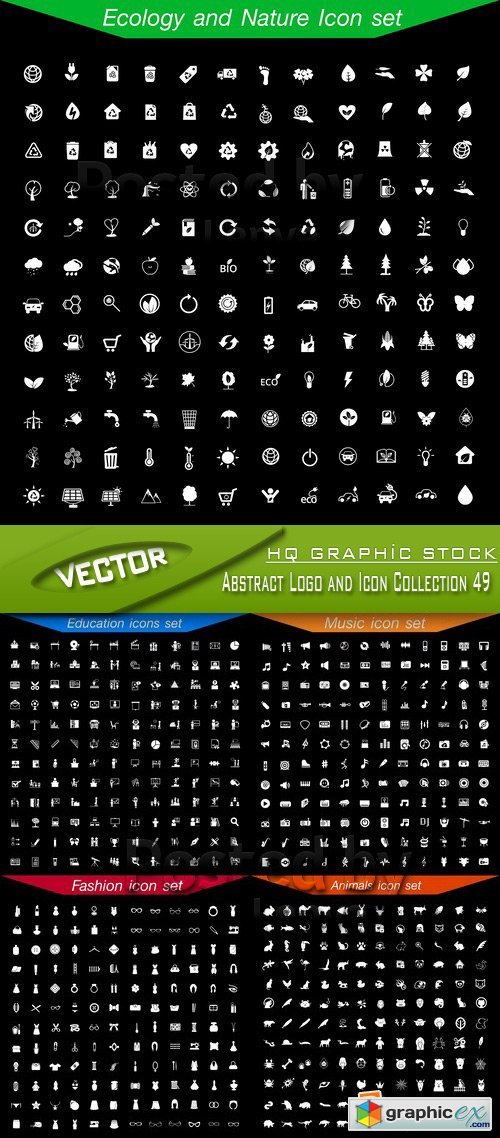 Stock Vector - Abstract Logo and Icon Collection 49