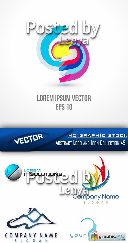 Stock Vector - Abstract Logo and Icon Collection 45