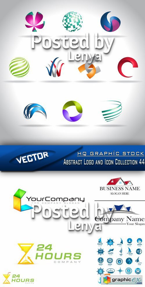Stock Vector - Abstract Logo and Icon Collection 44
