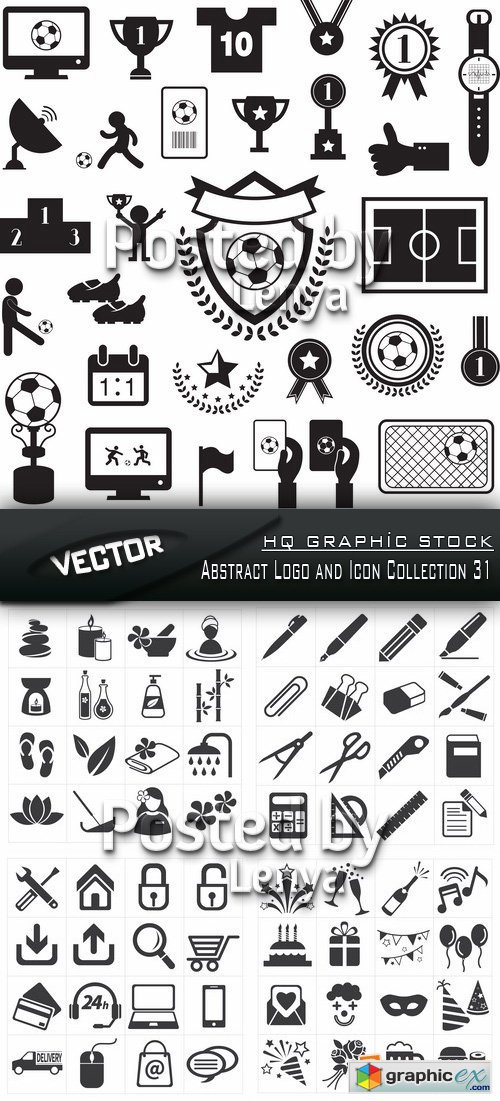 Stock Vector - Abstract Logo and Icon Collection 31