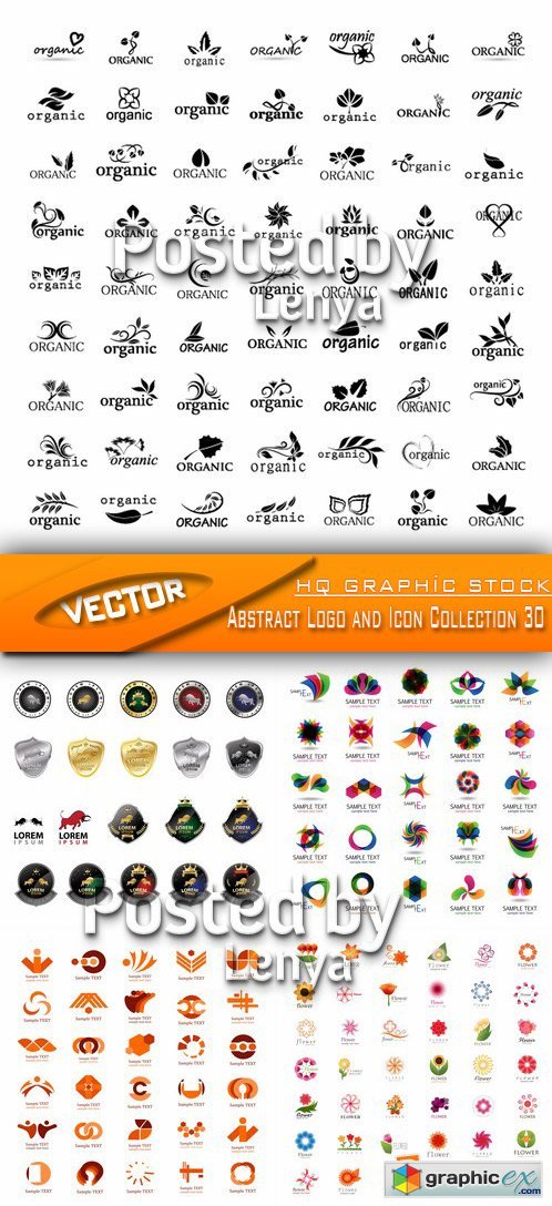Stock Vector - Abstract Logo and Icon Collection 30