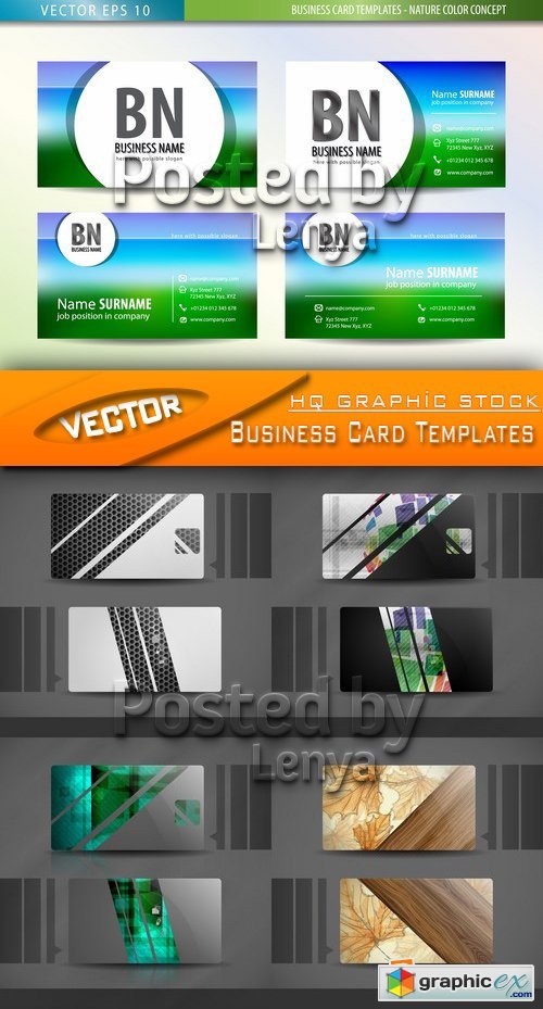 Stock Vector - Business Card Templates