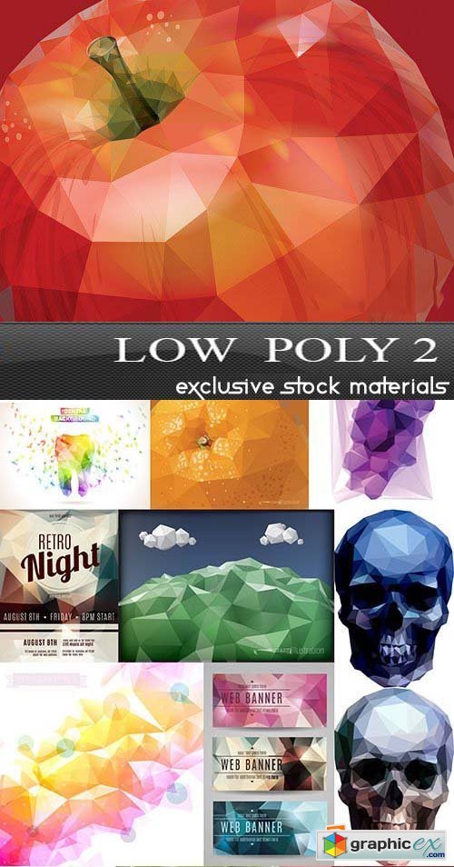 Low Poly Collection 2, 25xEPS