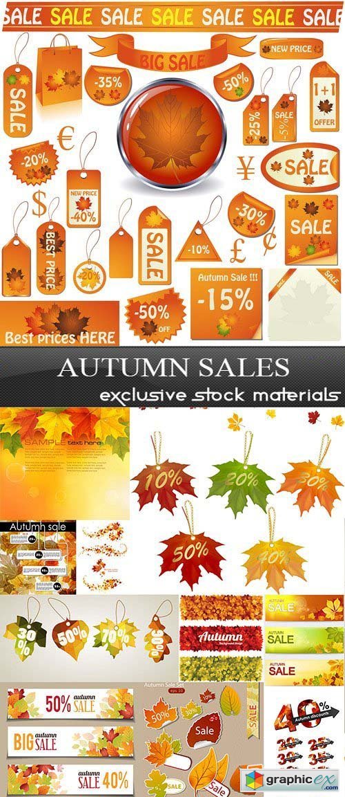Autumn Sales, 25xEPS