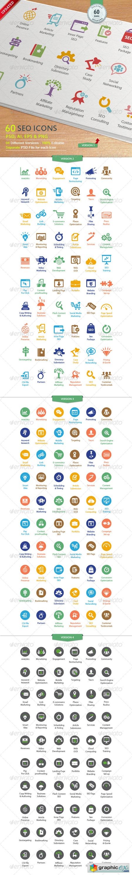 SEO Services Icons 3337523