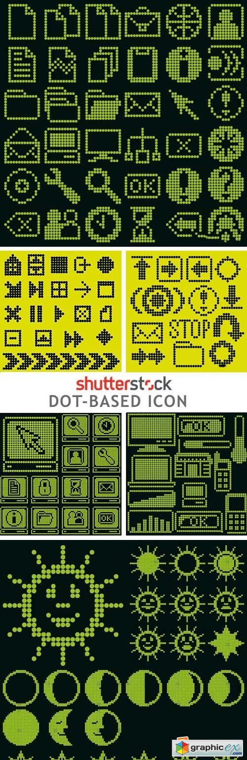 Dot-Based Icons - 25xEPS