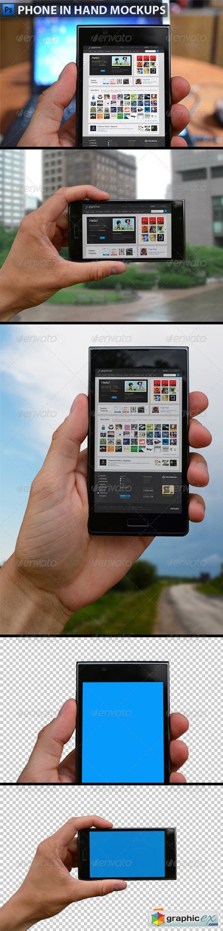 Black Smartphone in Hand 5072312