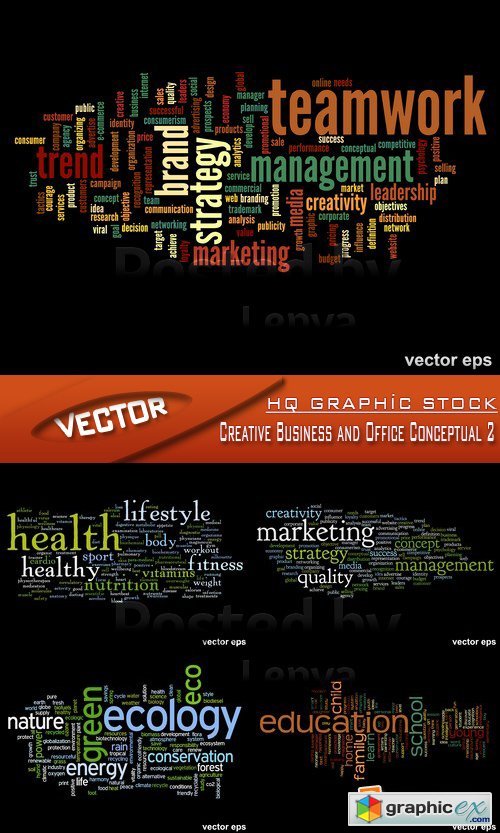 Stock Vector - Creative Business and Office Conceptual 2