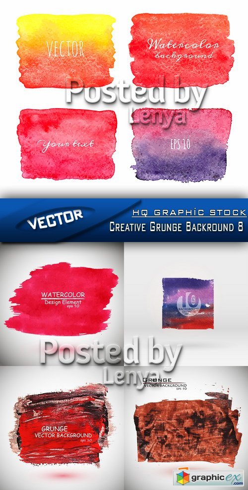 Stock Vector - Creative Grunge Backround 8