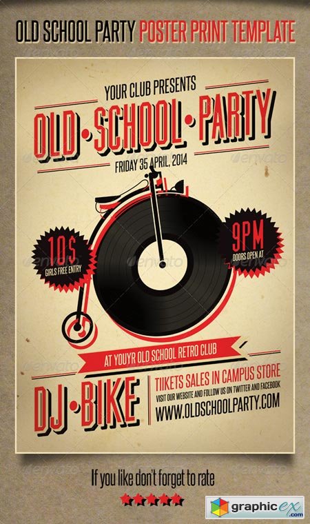 Old School Party Poster 3949973