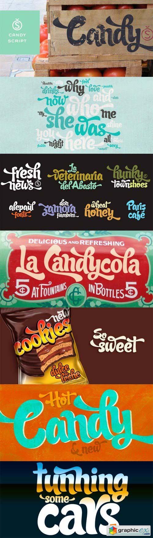 Candy Script Font for $99