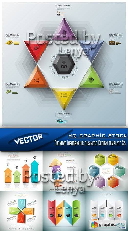 Stock Vector - Creative Infographic business Design template 26