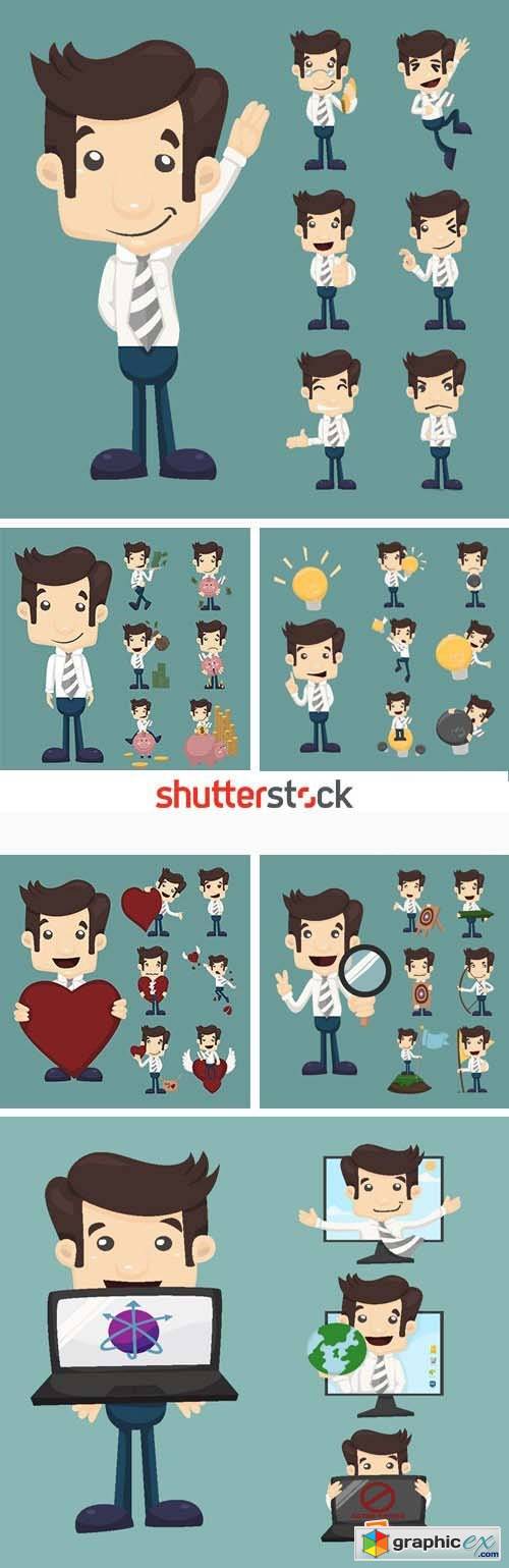 Businessman Characters - 25xEPS