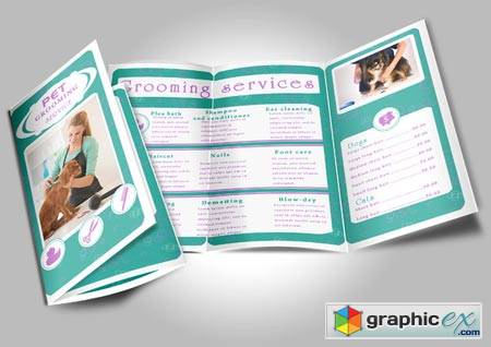 Pet Grooming Services Brochure 81160
