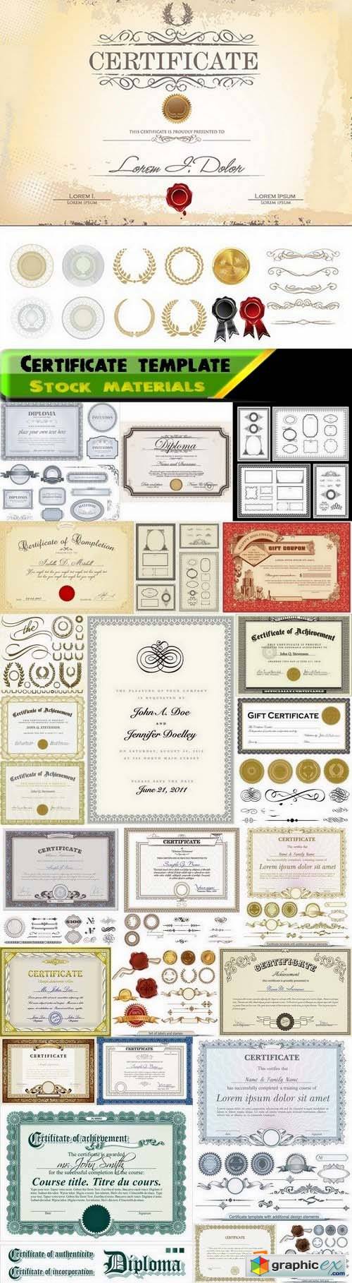 Certificate Templates, Patterns and Elements