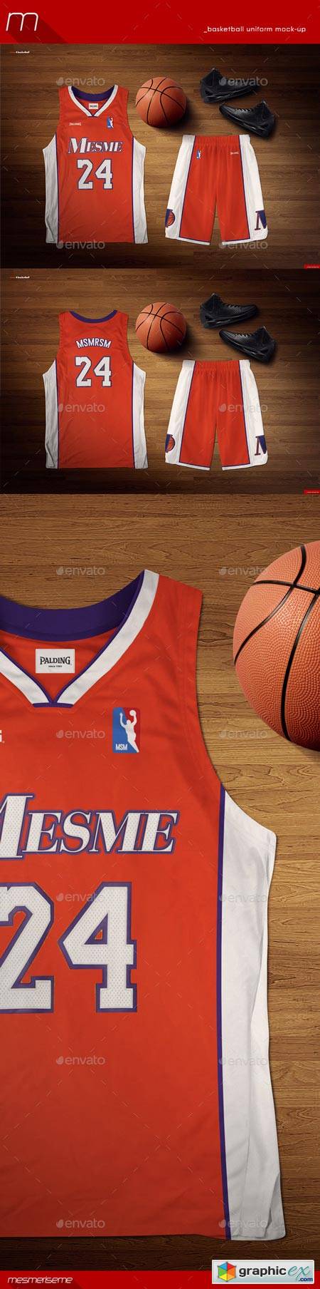 Basketball Uniform Mock-up 8892993