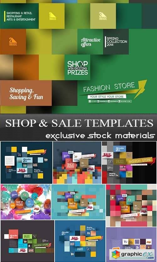 Shop & Sale Templates, 25xEPS